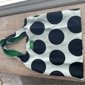Kate Spade Black and White Polka Dot Tote